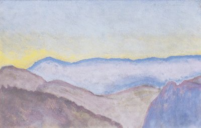 Semmering Landscape with View to the Rax by Koloman Moser